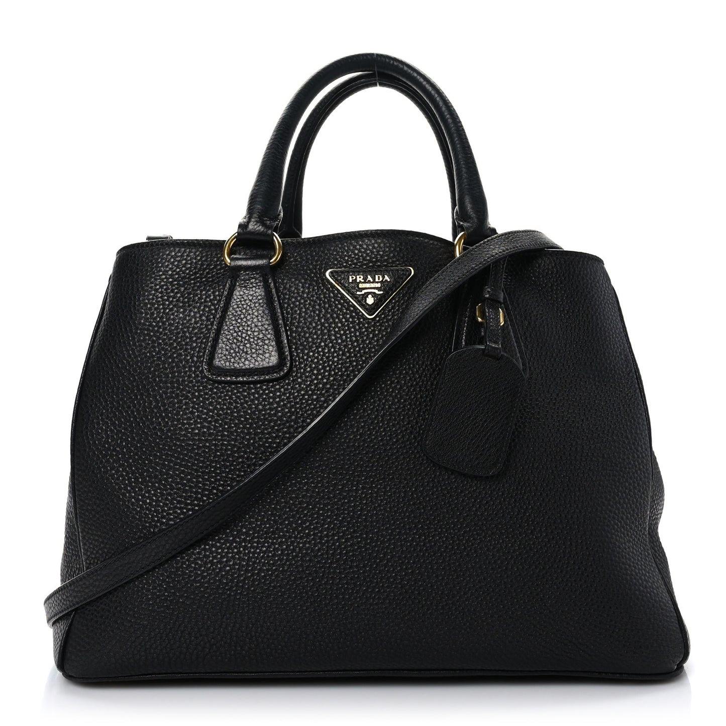 Vitello Daino Tote Black