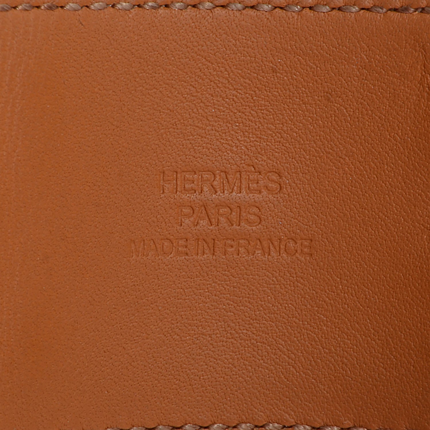 Hermes Barenia Collier De Chien CDC Bracelet L Fauve 3 of 6