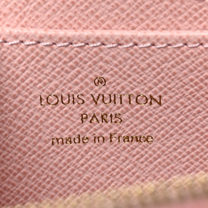 Louis Vuitton Damier Azur Zippy Coin Purse Rose Ballerine 6 of 8