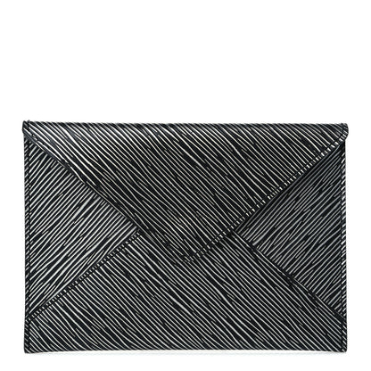 Louis Vuitton Metallic Epi Medium Kirigami Pochette Insert Platine 1 of 6