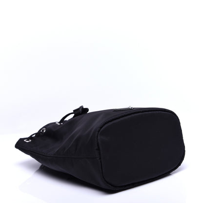 Prada Saffiano Tessuto Nylon Vela Bucket Wristlet Black 4 of 12