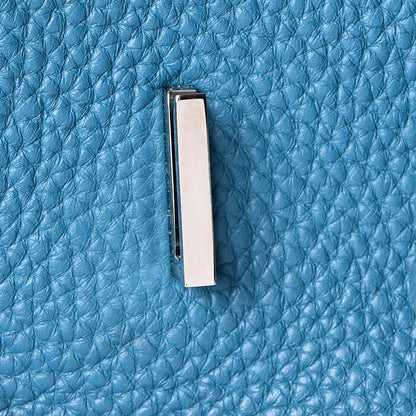 Hermes Taurillon Clemence Birkin 35 Bleu Izmir 25 of 42