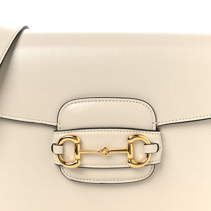 Gucci Azalea Calfskin Horsebit 1955 Shoulder Bag Mystic White 8 of 12