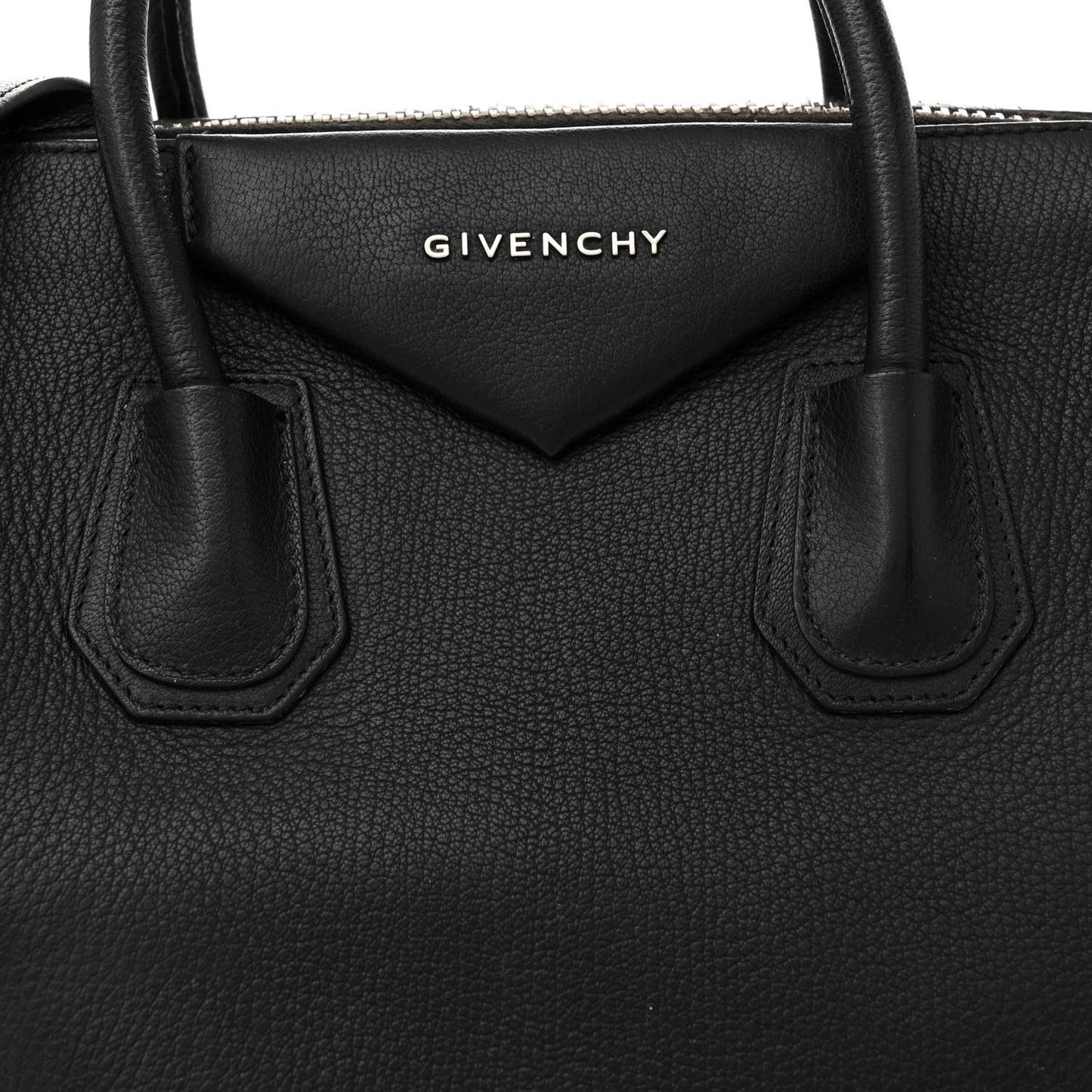 Sugar Goatskin Medium Antigona Black
