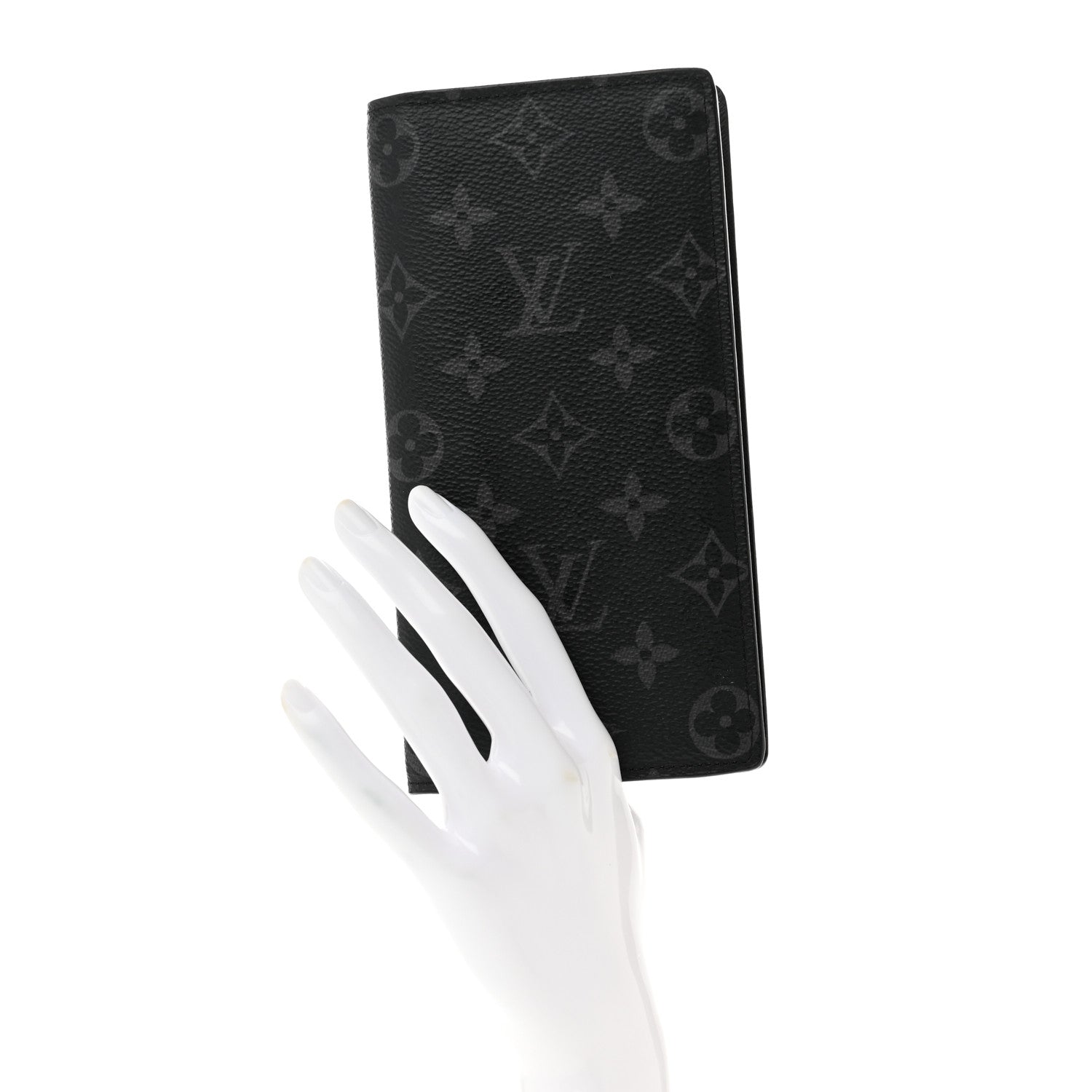 Louis Vuitton Monogram Eclipse Brazza Wallet 2 of 7