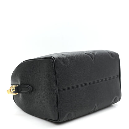 Louis Vuitton Empreinte Monogram Giant Speedy Bandouliere 25 Black 4 of 10