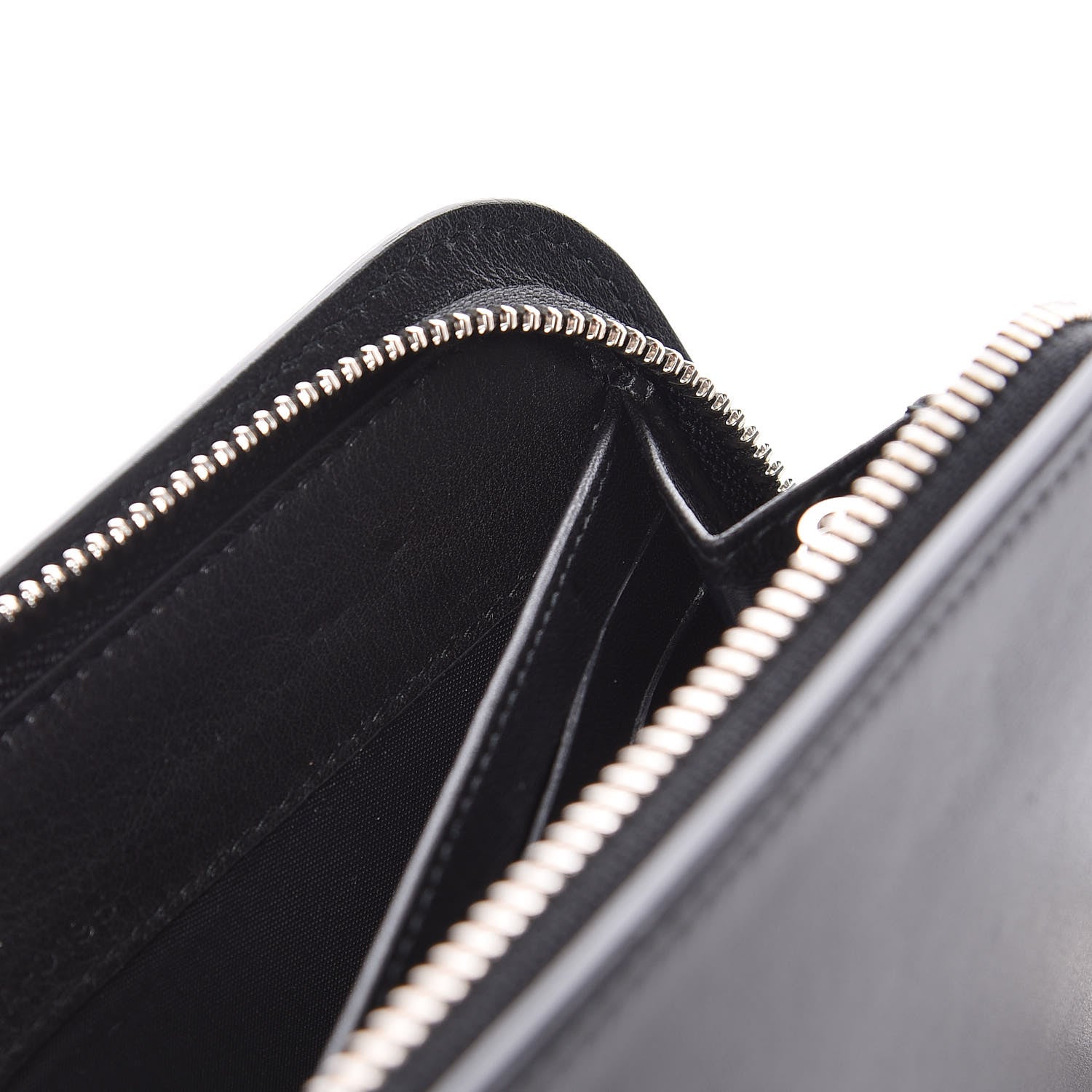 Christian Dior Calfskin Paradise Diorissimo Voyageur Wallet Black 9 of 13