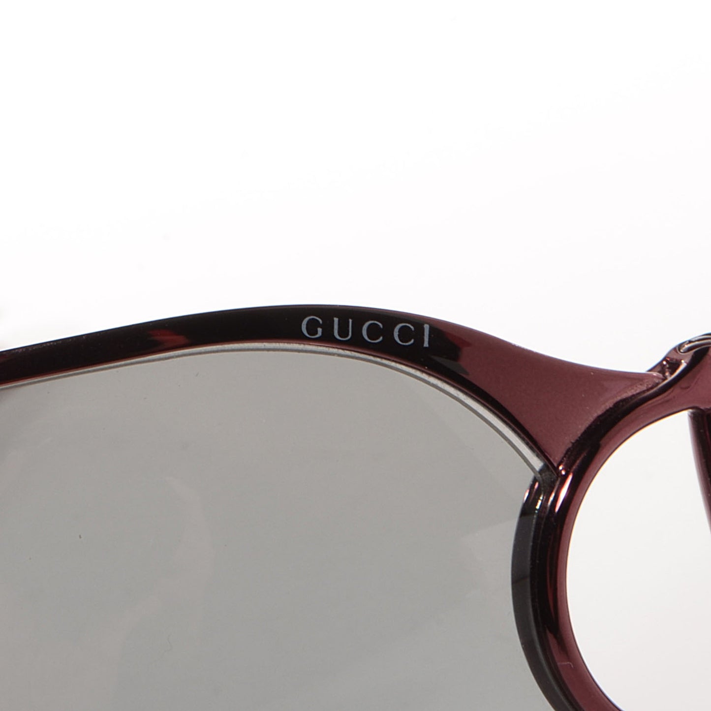 Crystal Horsebit Sunglasses 2737 Dark Red