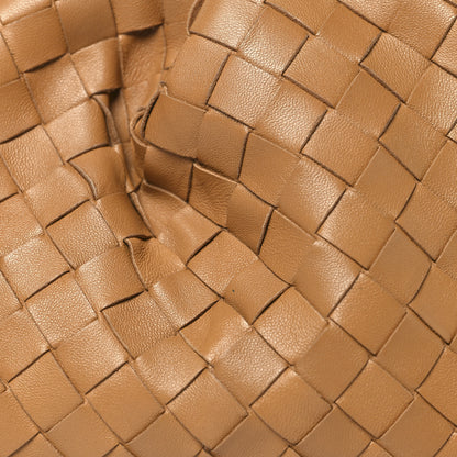 Bottega Veneta Nappa Maxi Intrecciato The Pouch Oversized Clutch Caramel 8 of 10