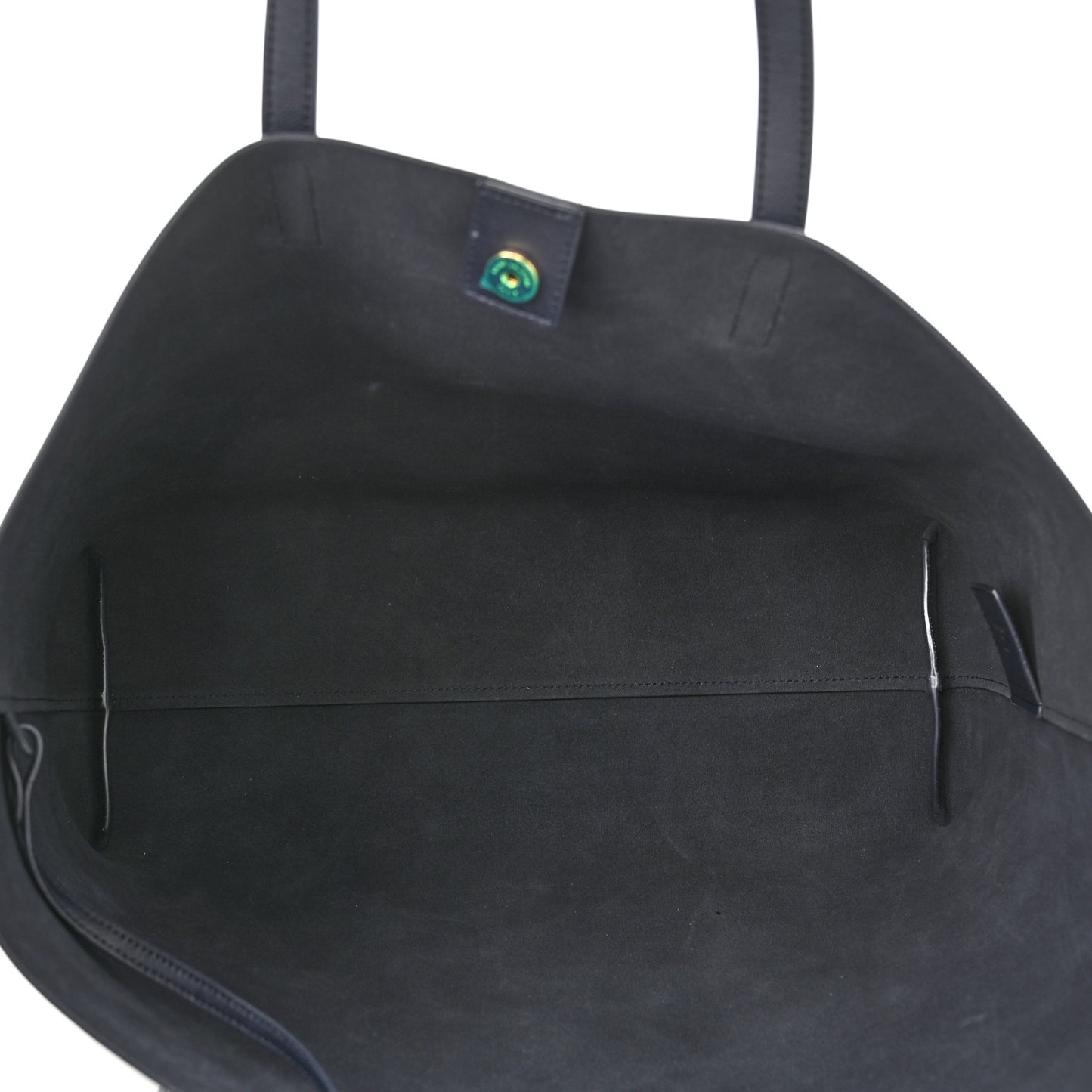 Calfskin Large Shopping Tote Deep Marine