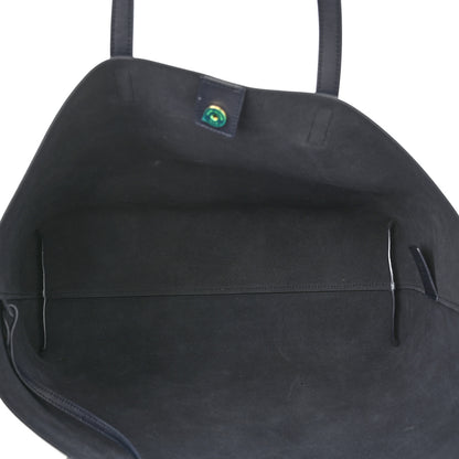 Saint Laurent Calfskin Large Shopping Tote Deep Marine 5 of 10