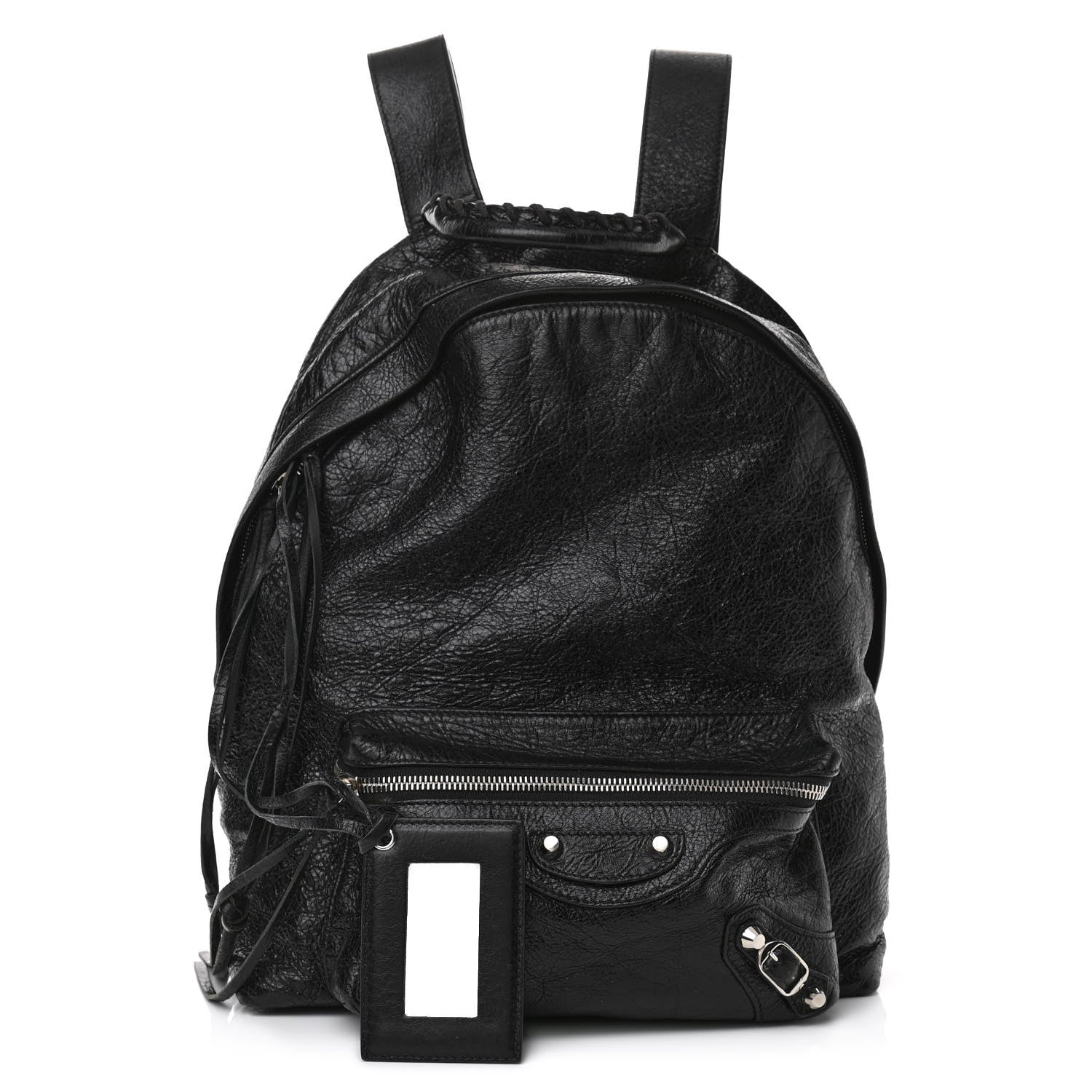 Balenciaga Agneau Classic Silver Hardware Backpack Black 1 of 11