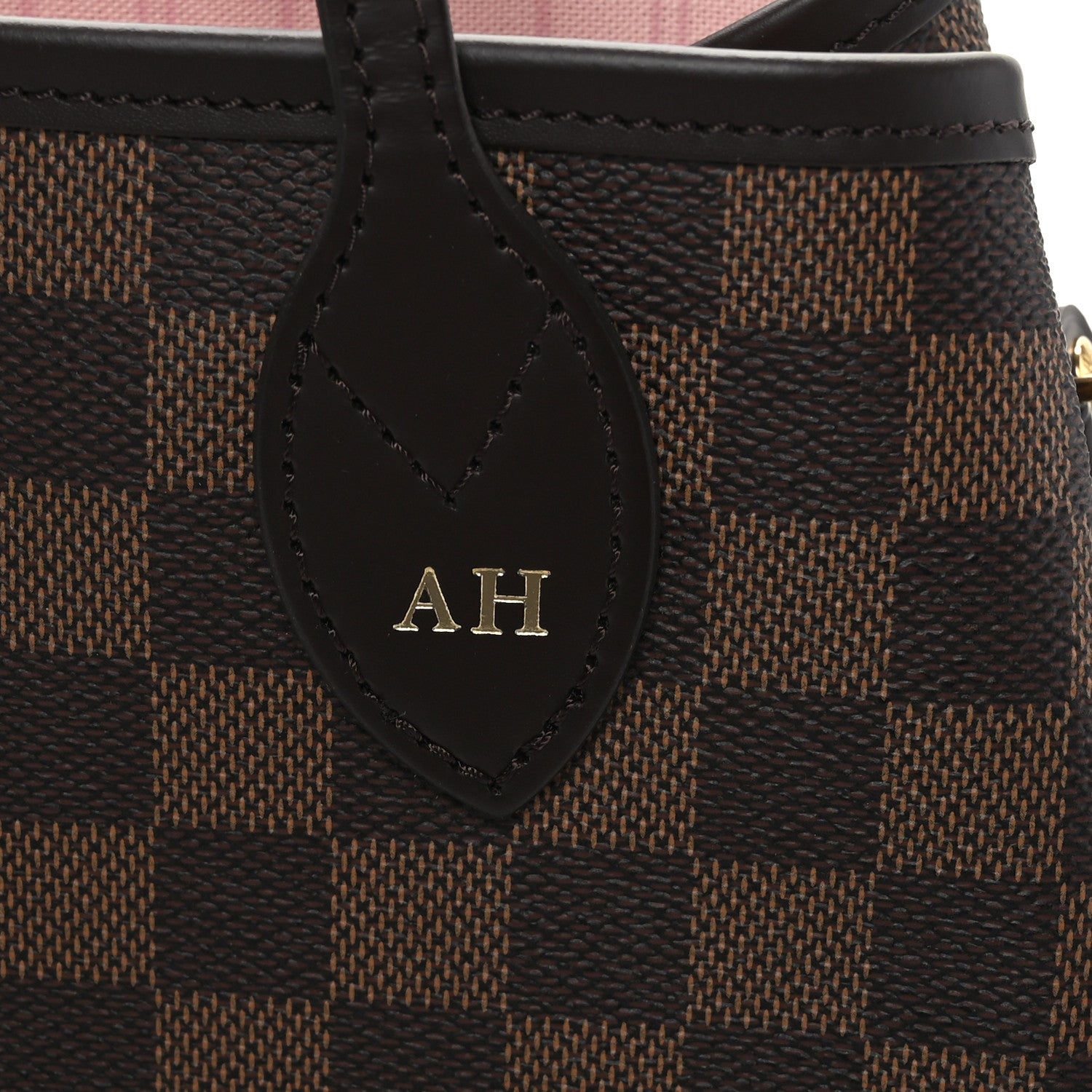 Louis Vuitton Damier Ebene Neo Neverfull MM Rose Ballerine 10 of 10
