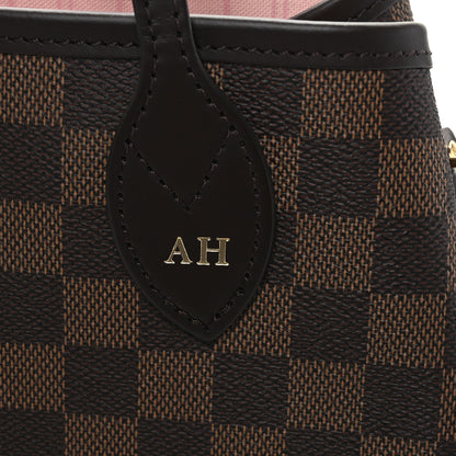 Louis Vuitton Damier Ebene Neo Neverfull MM Rose Ballerine 10 of 10