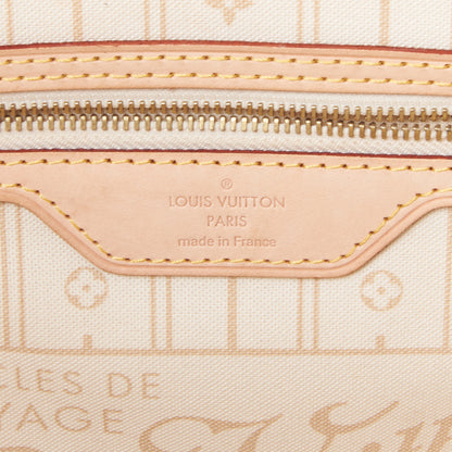 Louis Vuitton Damier Azur Neverfull MM 7 of 8