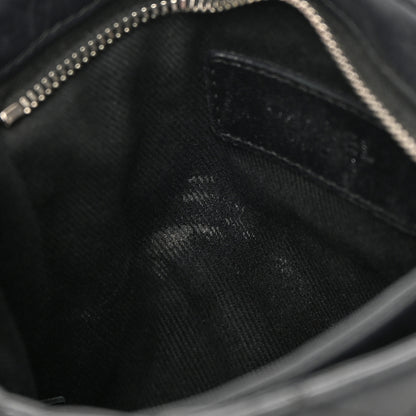 Chanel Aged Calfskin Quilted Crossbody Bag Black 13 of 17