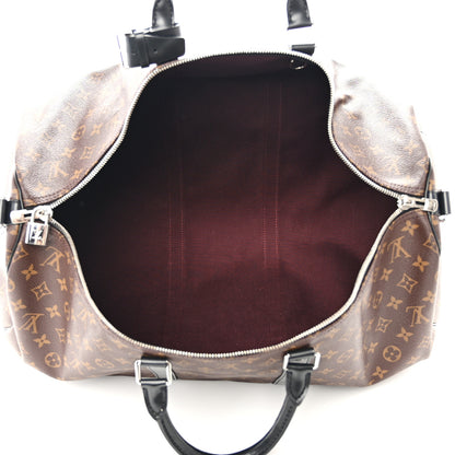 Louis Vuitton Monogram Macassar Keepall Bandouliere 55 4 of 8