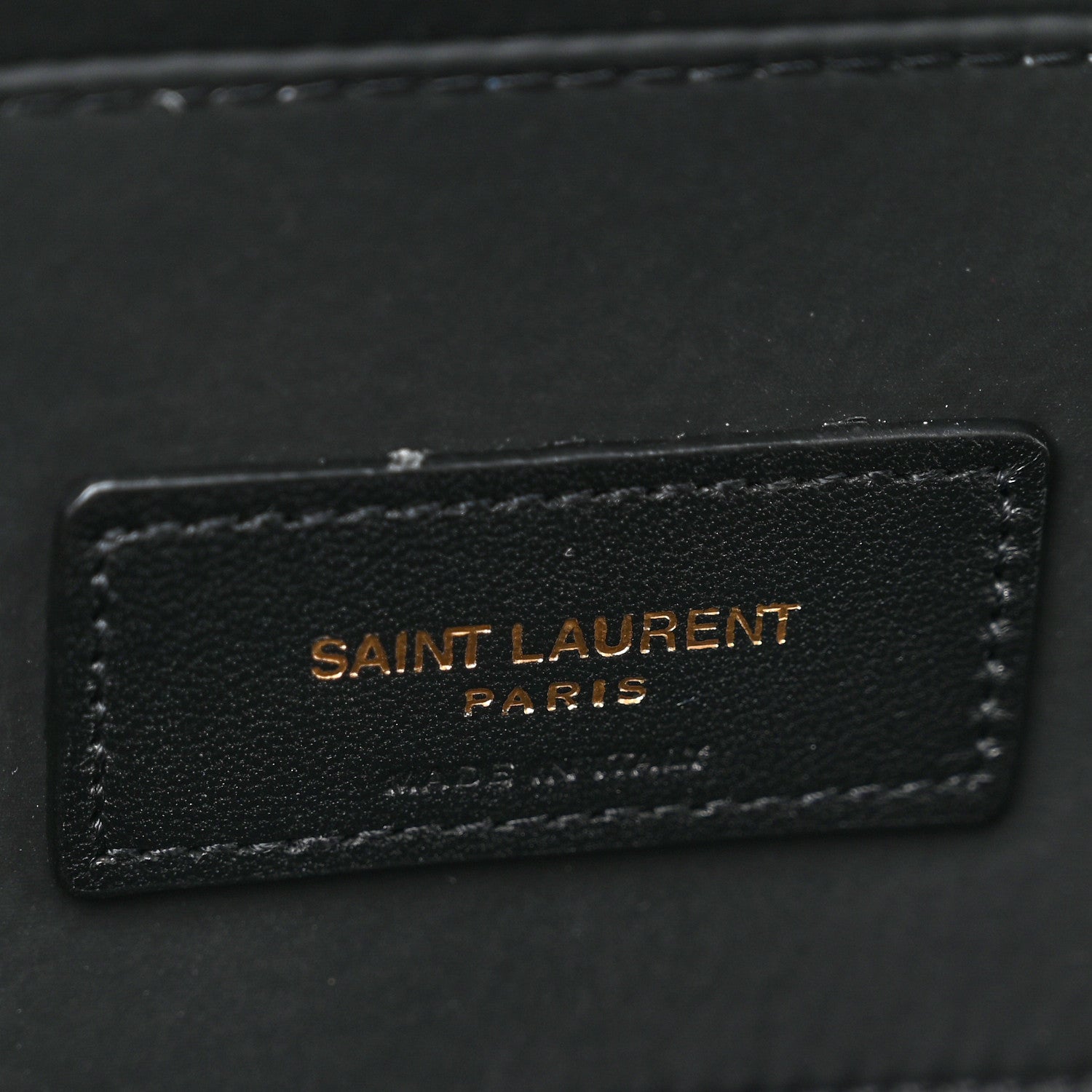 Saint Laurent Lambskin Quilted Lolita Cosmetic Pouch Black 6 of 7