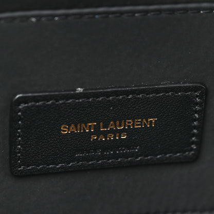 Saint Laurent Lambskin Quilted Lolita Cosmetic Pouch Black 6 of 7