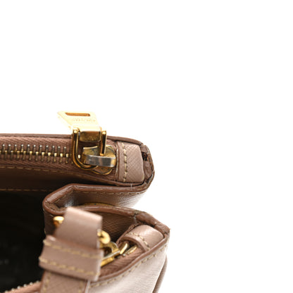 Prada Saffiano Small Galleria Double Zip Tote Cammeo 13 of 15