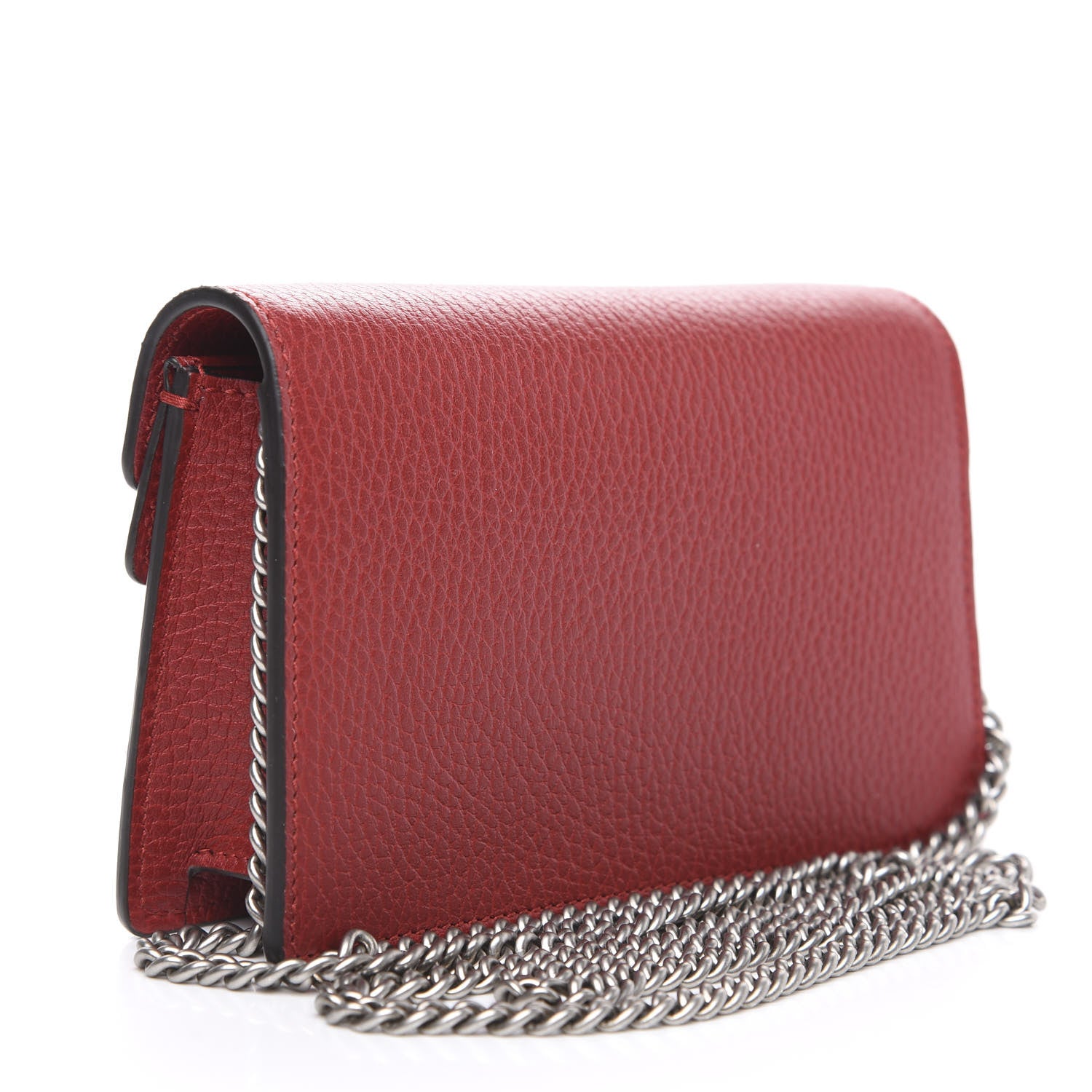 Gucci Calfskin Super Mini Dionysus Shoulder Bag Hibiscus Red 2 of 9