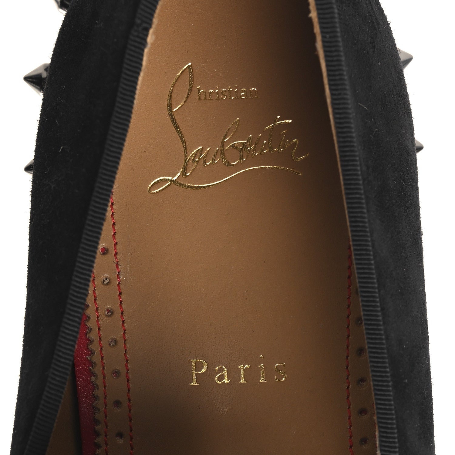 Christian Louboutin Veau Velours Mens Marquees Loafers 43 Black 8 of 8