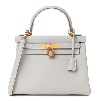 Hermes Evercolor Kelly Retourne 28 Gris Perle 1 of 13