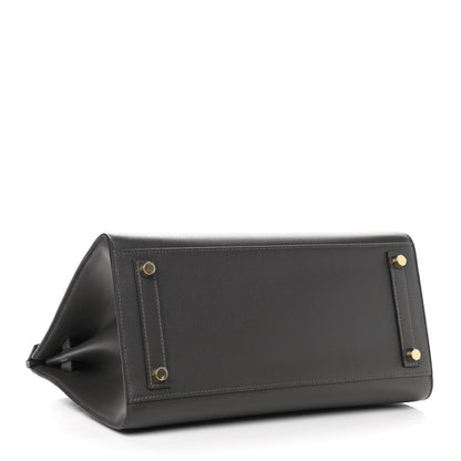 Hermes Grained Monsieur Birkin Sellier 30 Graphite 4 of 10