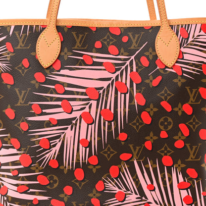 Louis Vuitton Monogram Jungle Dots Neo Neverfull MM Sugar Pink Poppy 7 of 9