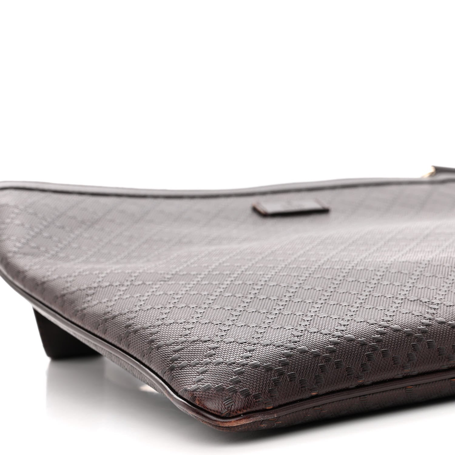 Gucci Hilary Lux Bright Diamante Medium Flat Messenger Bag Testa Di Moro 8 of 9