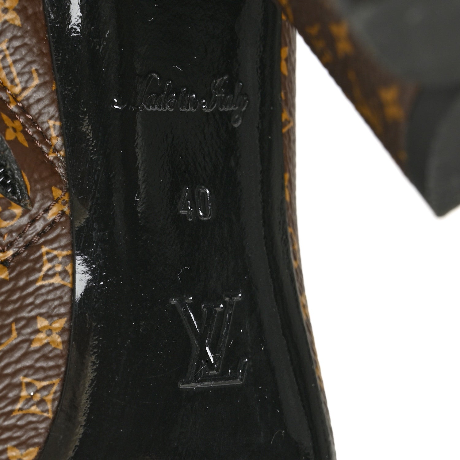 Louis Vuitton Nano Monogram Silhouette Ankle Boots 40 8 of 8