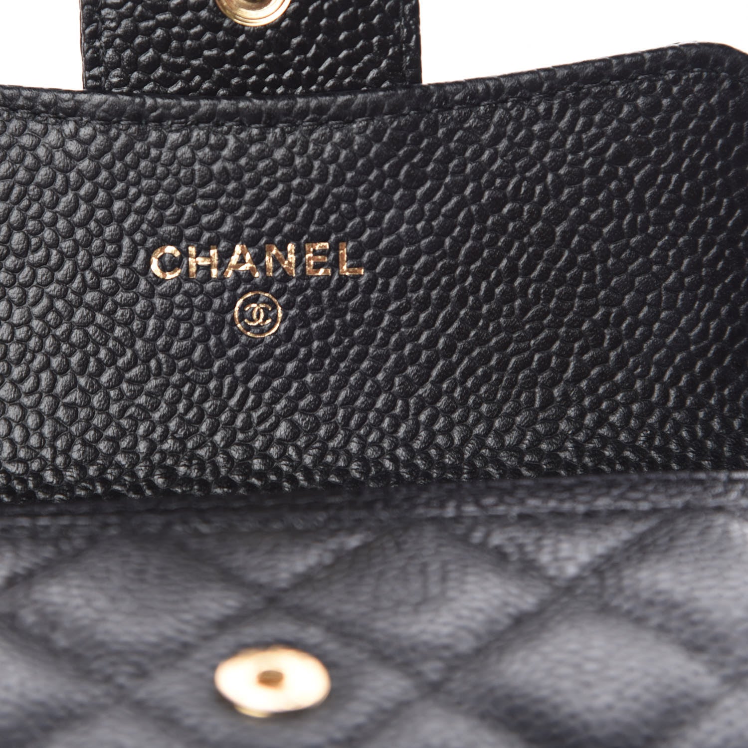 Chanel Caviar Quilted Flap Card Holder Black 6 of 9