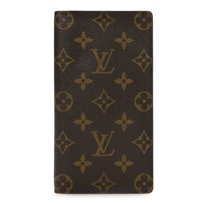 Louis Vuitton Monogram Porte Valeurs Checkbook Wallet 1 of 7