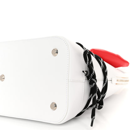 Balenciaga Calfskin Hello Kitty M Ville Top Handle Bag Optic White 10 of 12