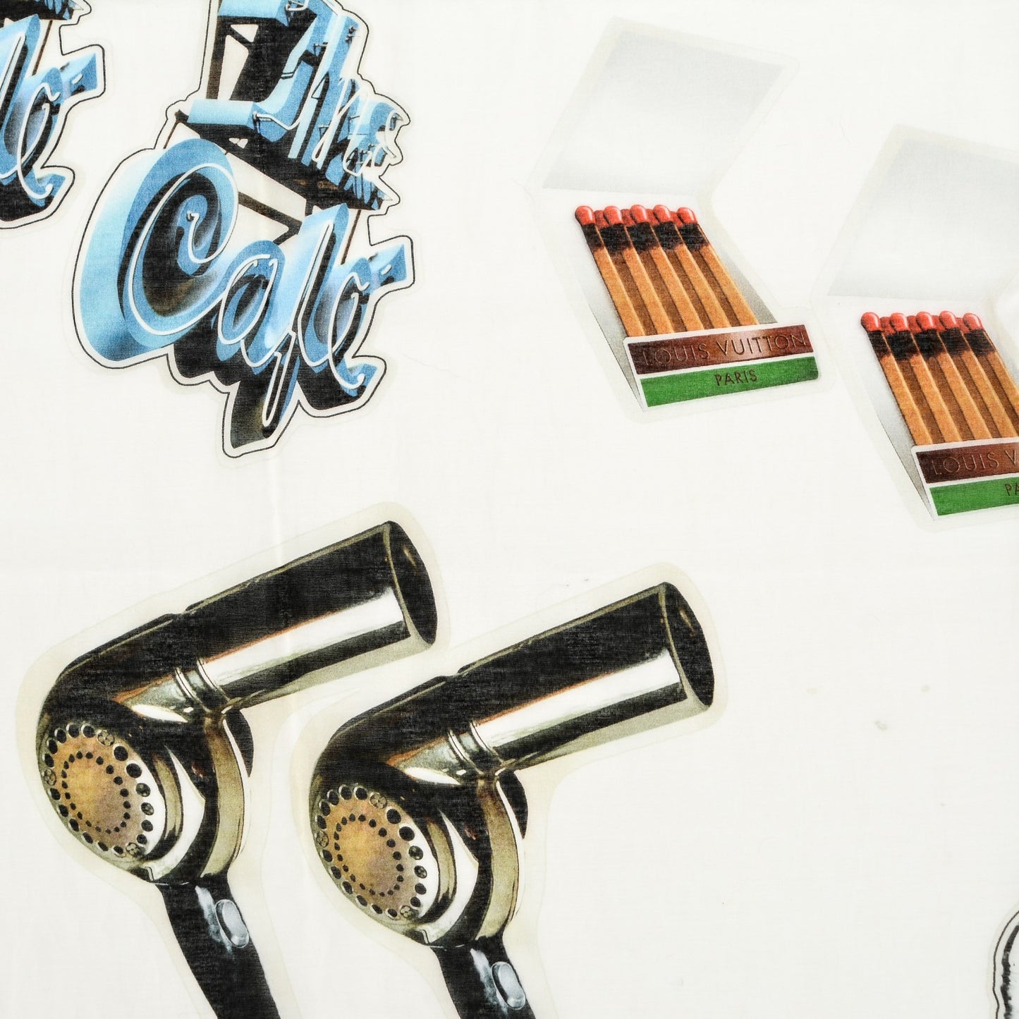 Silk Vernis Stickers Animation Stole White