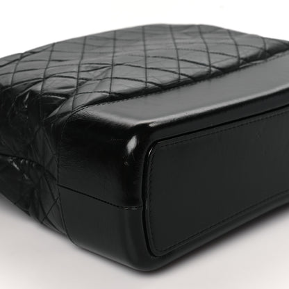 Chanel Aged Calfskin Quilted Maxi Gabrielle Hobo Black 7 of 8