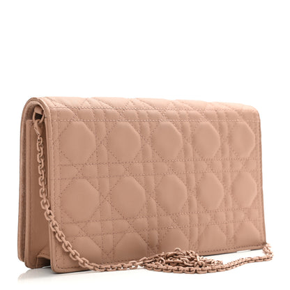 Christian Dior Ultra Matte Calfskin Cannage Lady Dior Clutch Fard 4 of 18