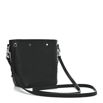 Louis Vuitton Calfskin Nano Lockme Bucket Black 3 of 9