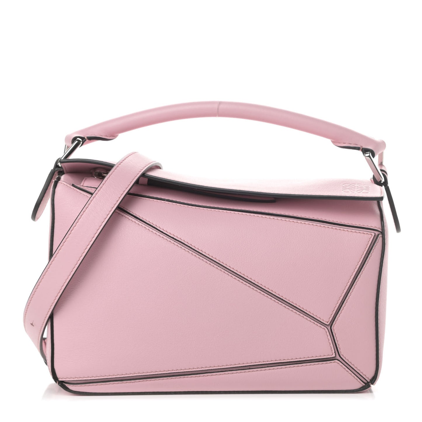 Calfskin Small Puzzle Bag Soft Pink