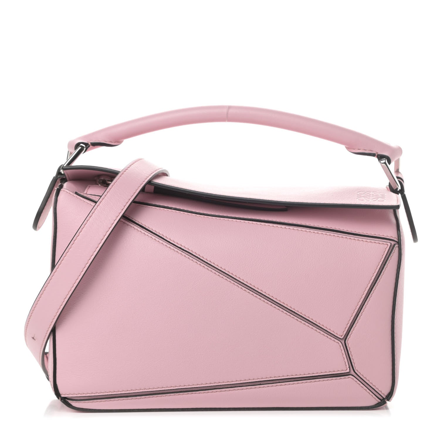 Loewe Calfskin Small Puzzle Bag Soft Pink 1 of 10