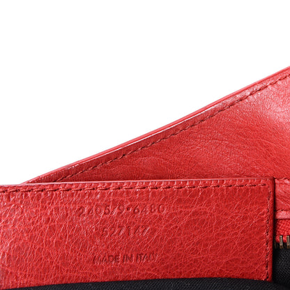 Balenciaga Agneau Classic Hardware Town Rouge Coquelicot 6 of 9