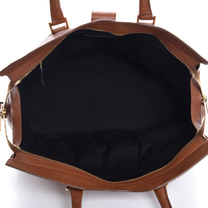 Saint Laurent Sheepskin Medium Cabas Chyc Whiskey 5 of 7