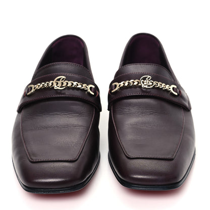 Christian Louboutin Calf Glove MJ Mock Womens Flat 36 Merlot 2 of 8