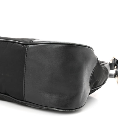 Prada Tessuto Nylon Hobo Black 9 of 13