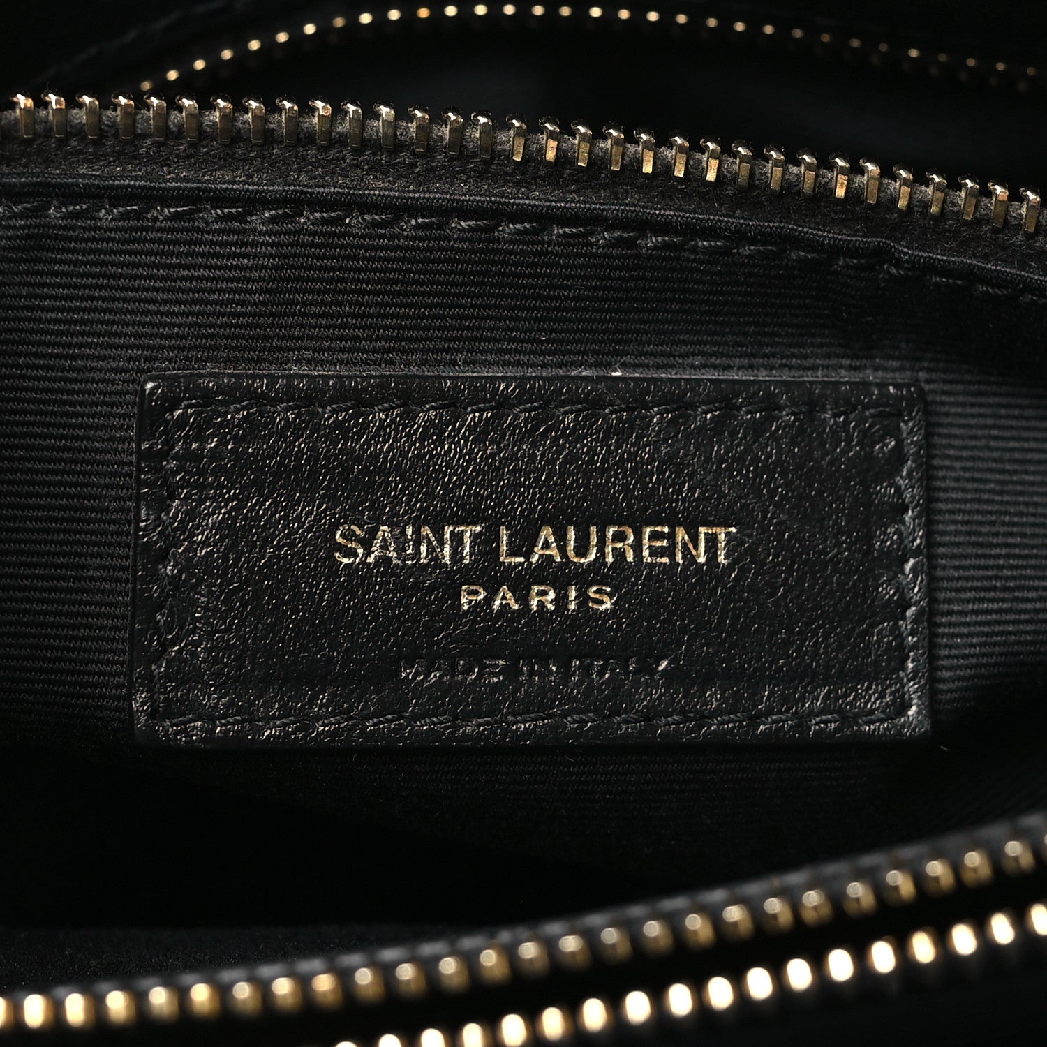 Saint Laurent Suede Calfskin Y Quilted Monogram Medium Loulou Chain Satchel Deep Marine 6 of 12