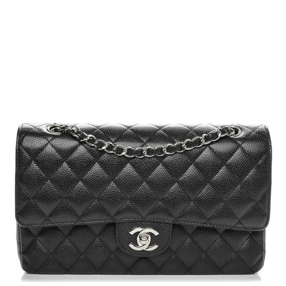 Chanel Caviar Quilted Medium Double Flap Black 1 of 7