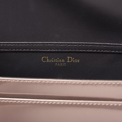 Christian Dior Metallic Patent Micro-Cannage Diorama Wallet on Chain Pouch Hyper Pink 8 of 10