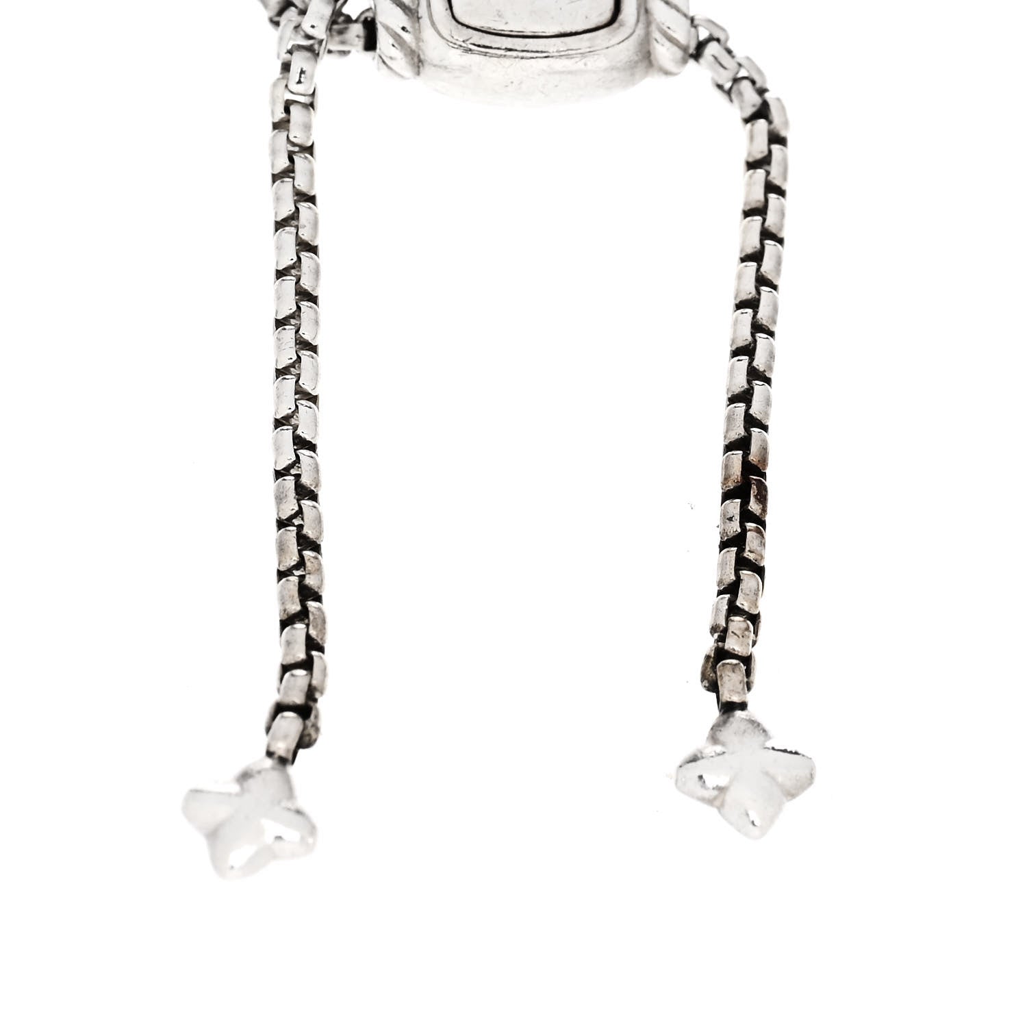 David Yurman Sterling Silver Diamond Petite Pave Cross Bracelet 4 of 4