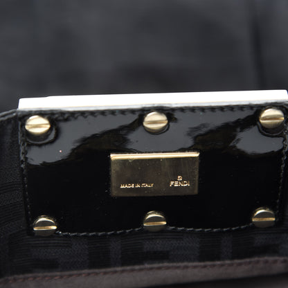 Fendi Zucca Enamel Mia Tote Black 8 of 9