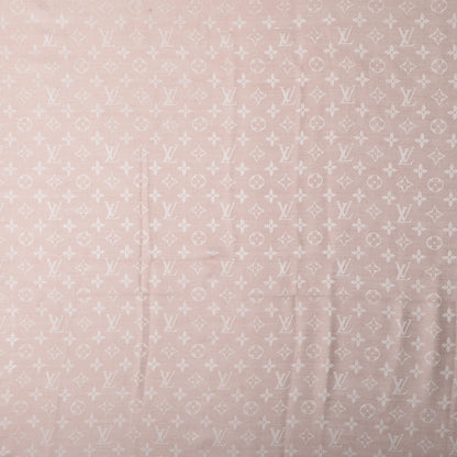 Louis Vuitton Wool Silk Monogram Shawl Natural 1 of 5
